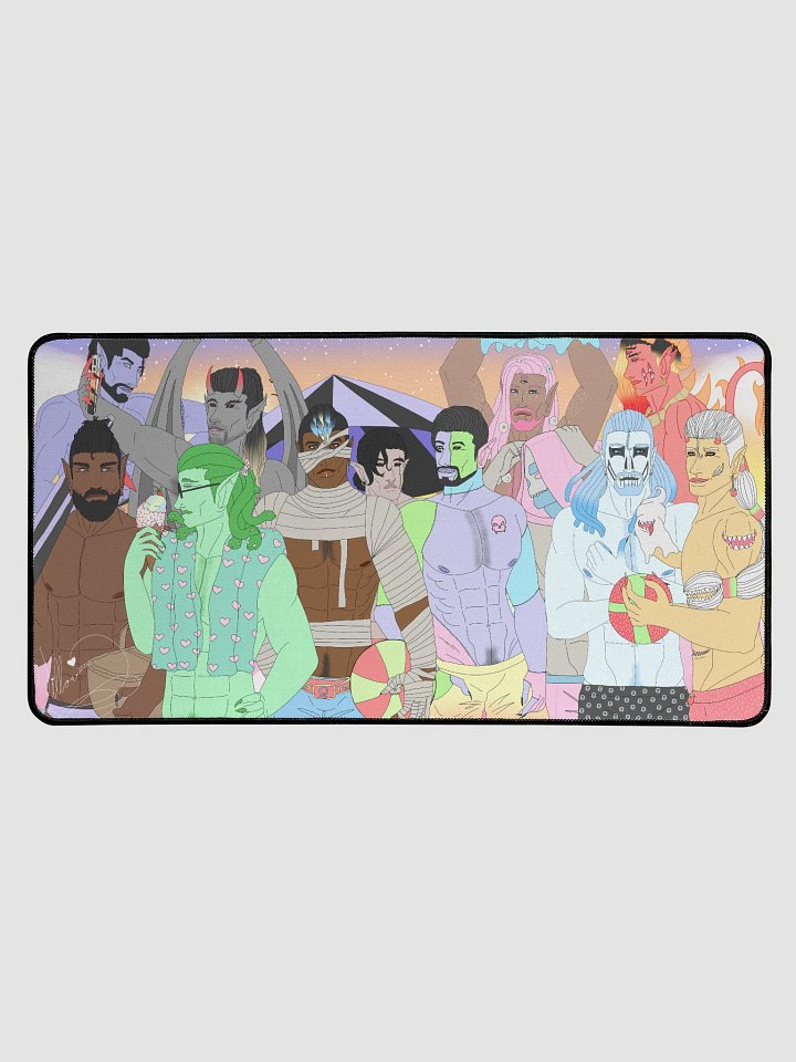 Monster Man Summer Desk mat product image (1)