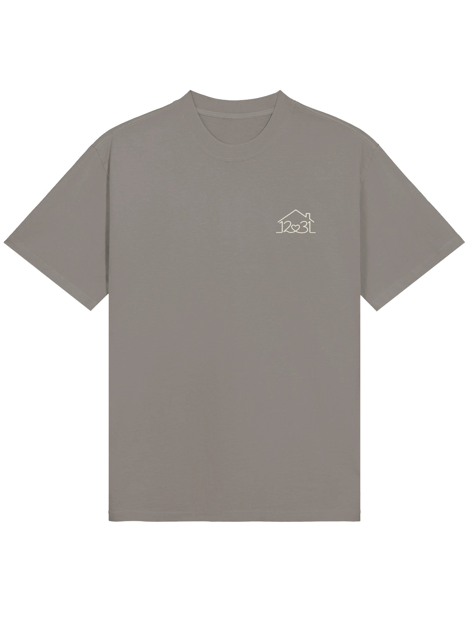 Love Your Neighbor Oversized Tee – Cream Print product image (1)