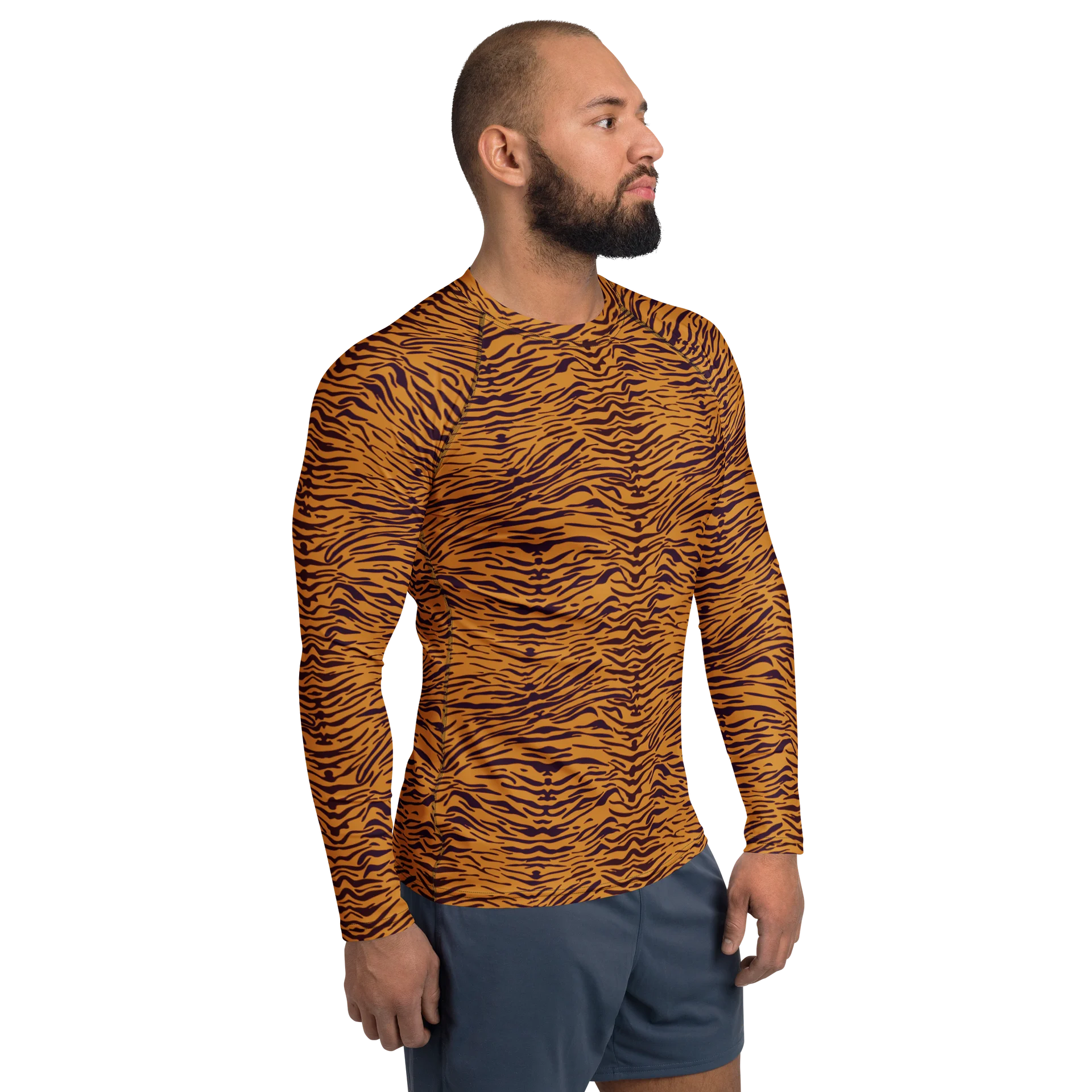 Comfortable Men's Rash Guard with Bold Animal Print product image (4)