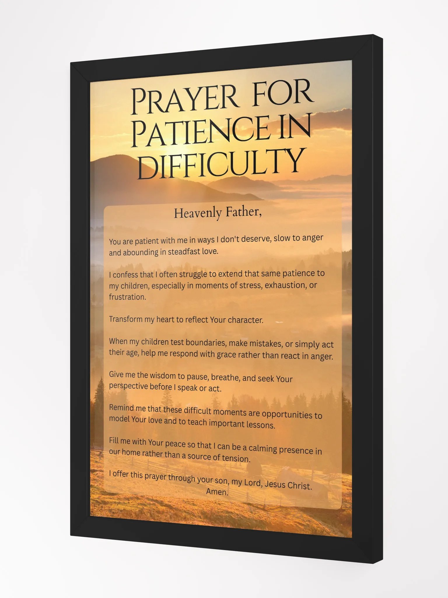 Prayer for Patience in Difficulty product image (2)