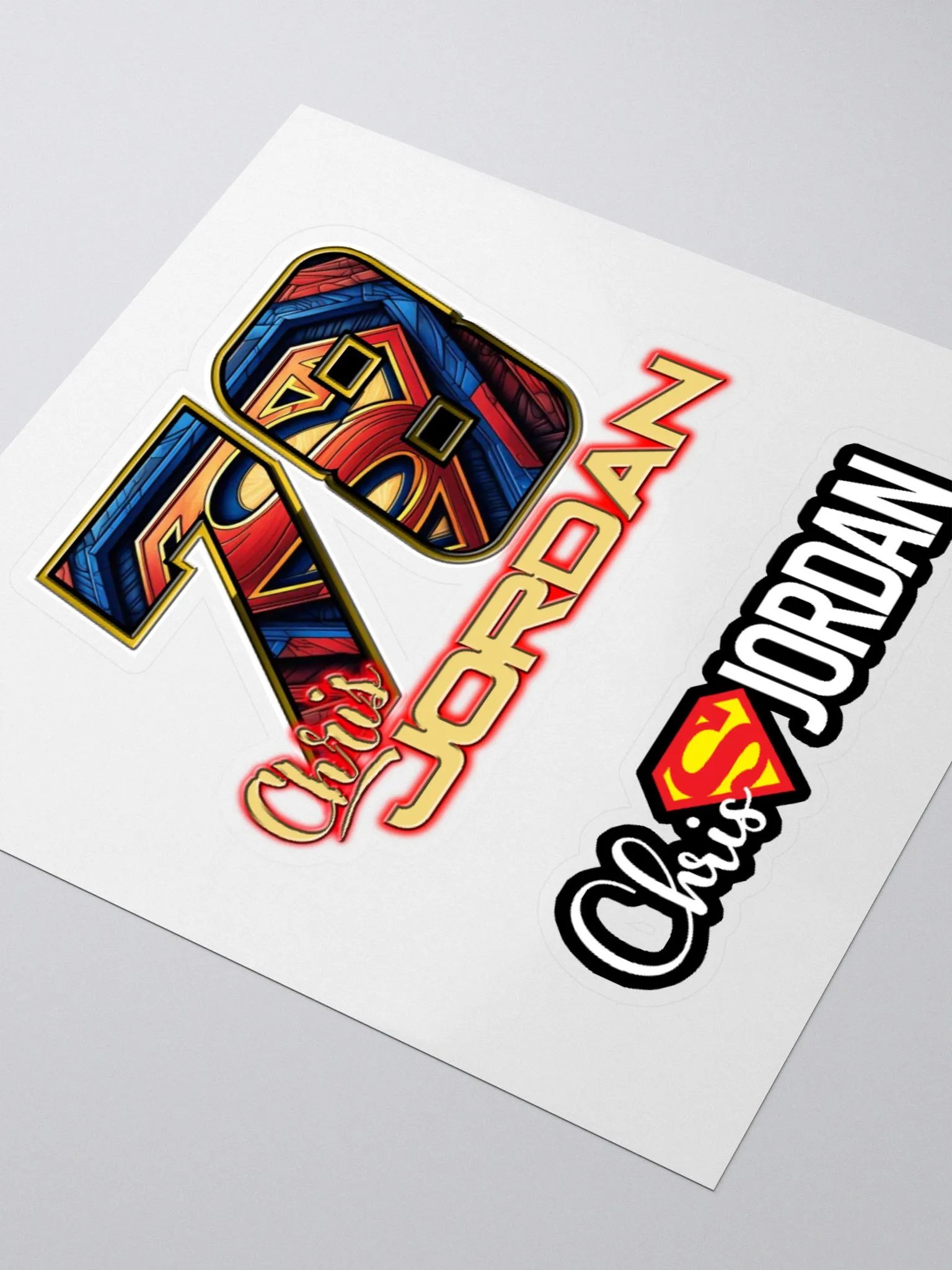 Chris Jordan #78 decals product image (9)