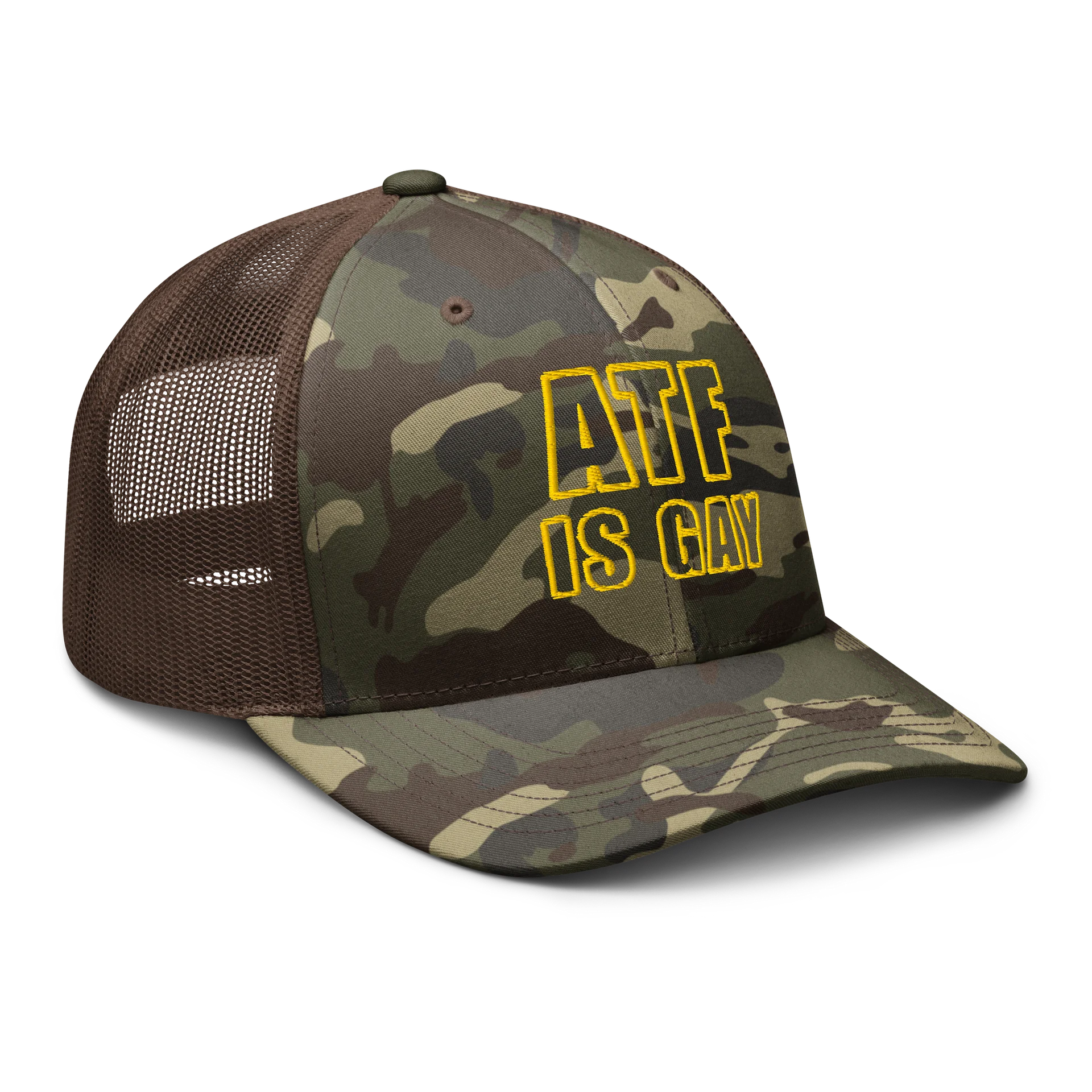 ATF IS GAY Camo Hat product image (6)