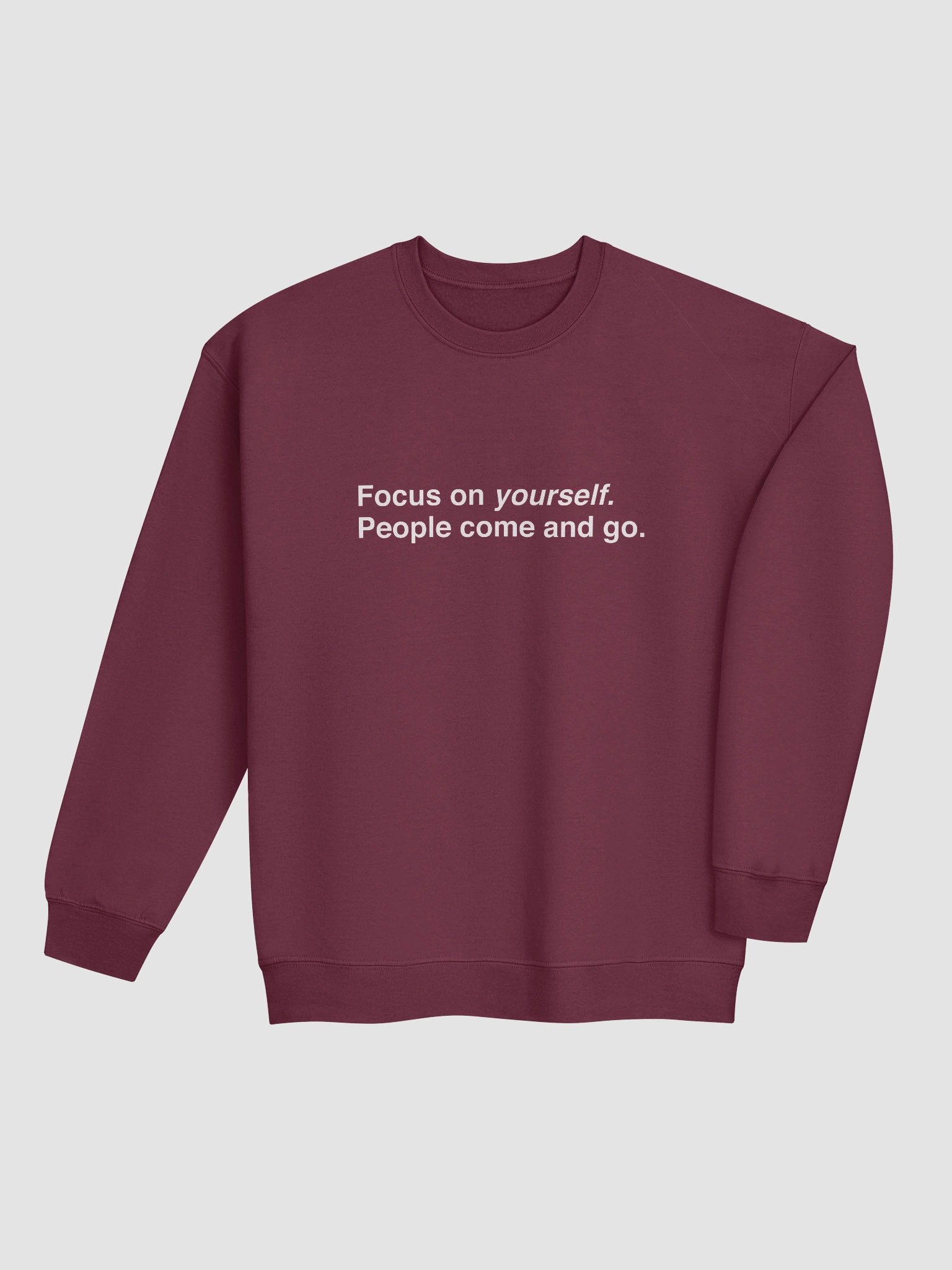 Focus On Yourself Motivational Sweatshirt product image (4)
