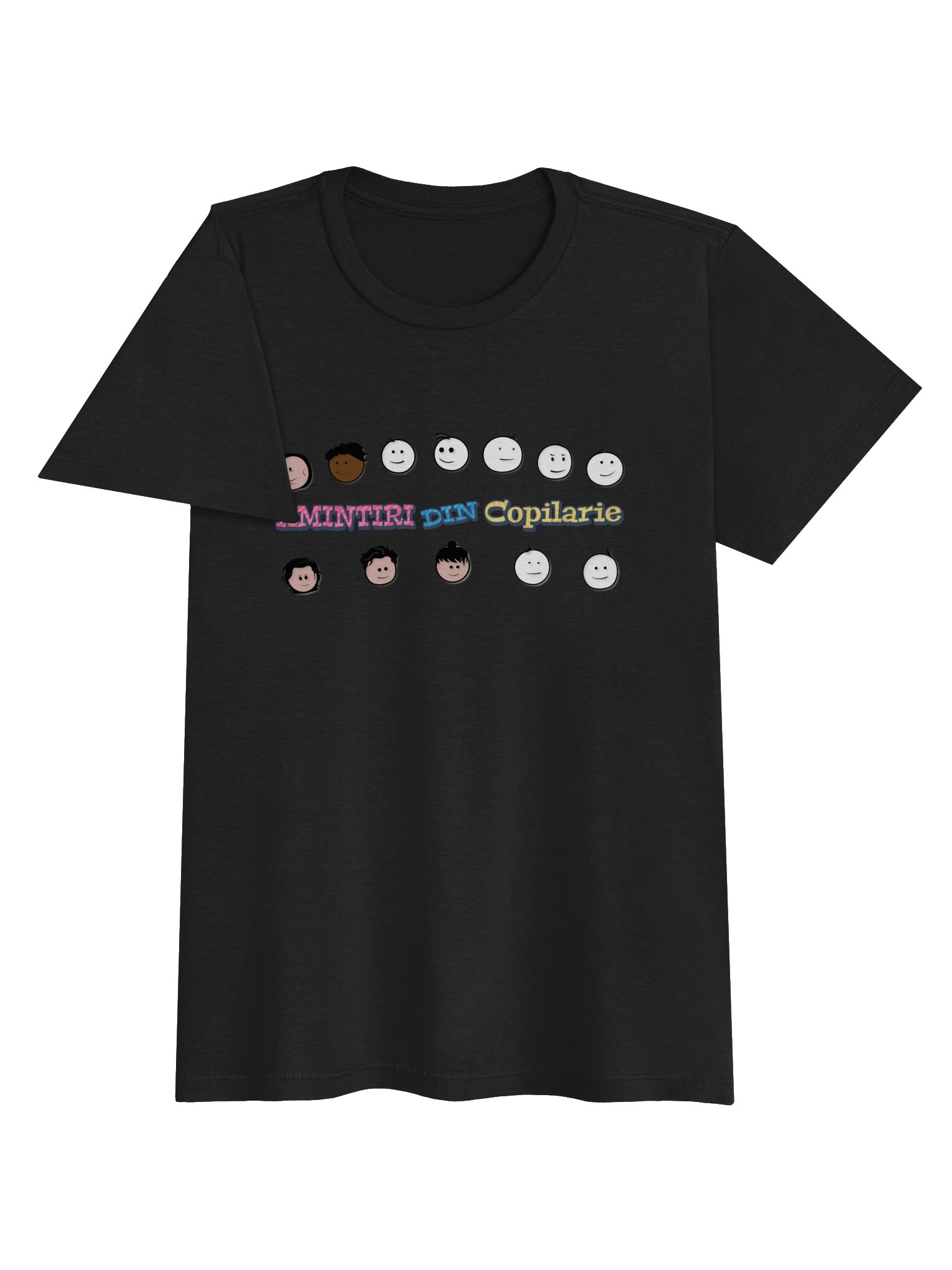 Tricou Damă Negru – Amintiri Din Copilărie product image (3)
