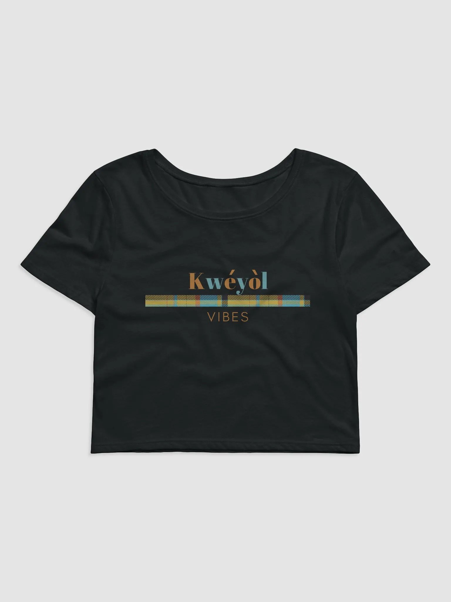 Kwéyòl Vibes Crop Tee product image (1)