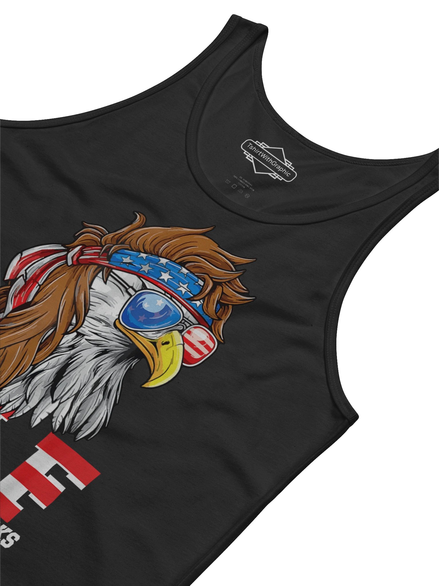 DILF Damn I Love Fireworks Eagle Funny Patriotic 4th Of July Tank Top product image (9)