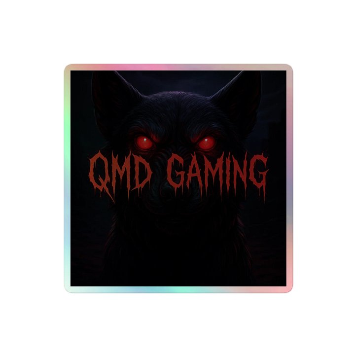 QMD Gaming Holographic Sticker (AWESOMER) product image (2)