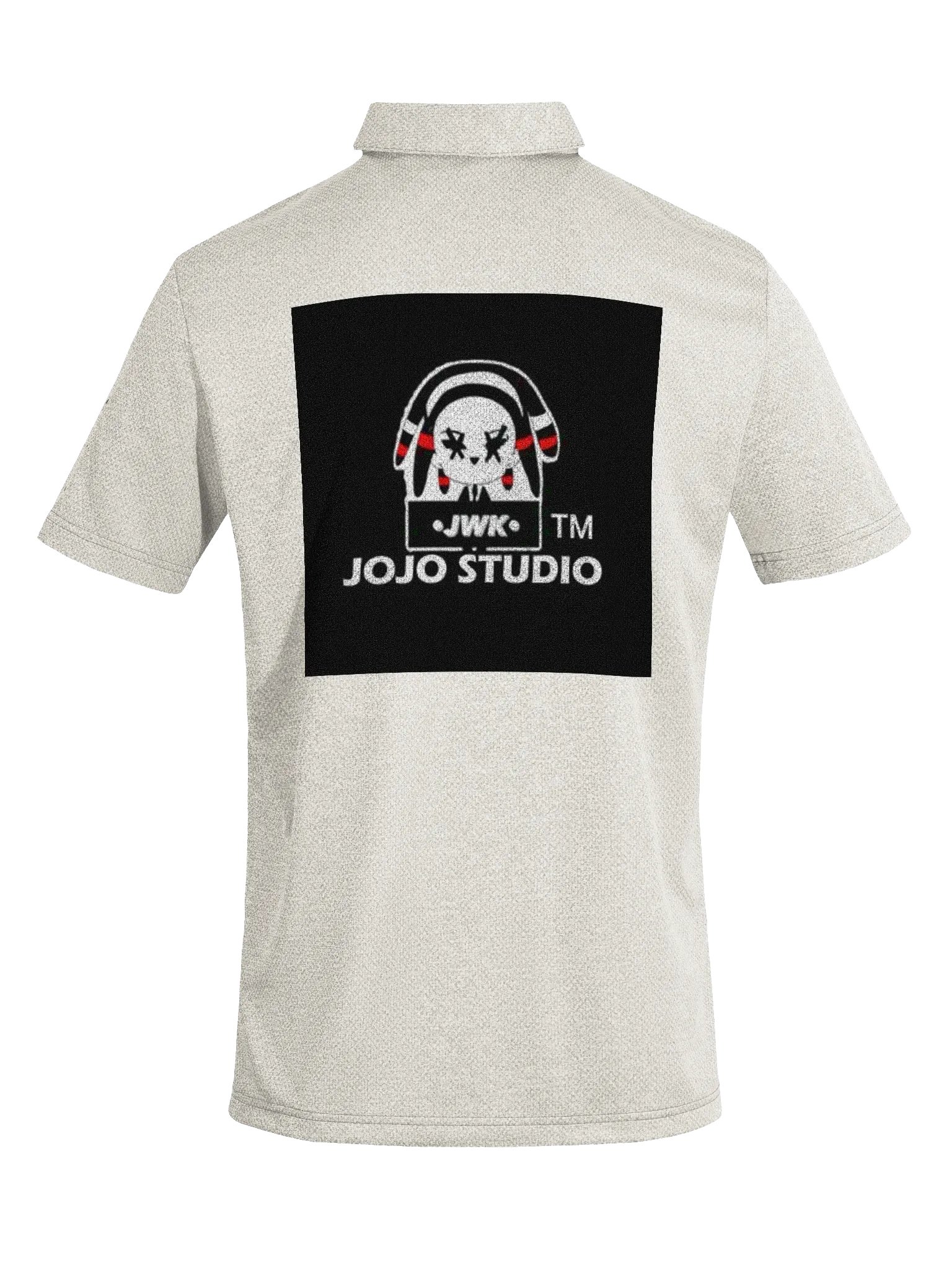 JWK JoJo Studio x Chimera Toons Adidas Space-Dyed Polo – Shark Silhouette Creator Collab Sportswear product image (10)