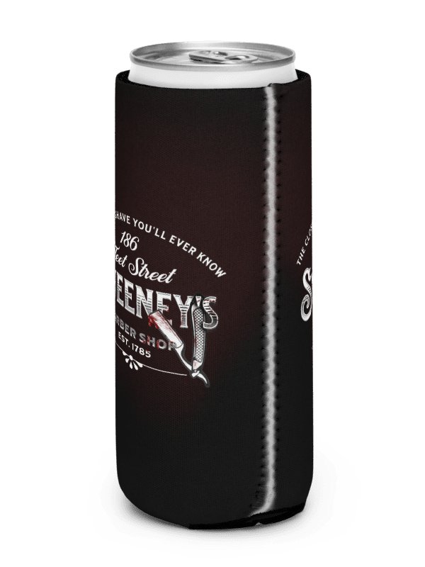 Sweeney Todd Barber Shop Can Cooler – Horror Musical Coozie for Fleet Street Fans product image (2)