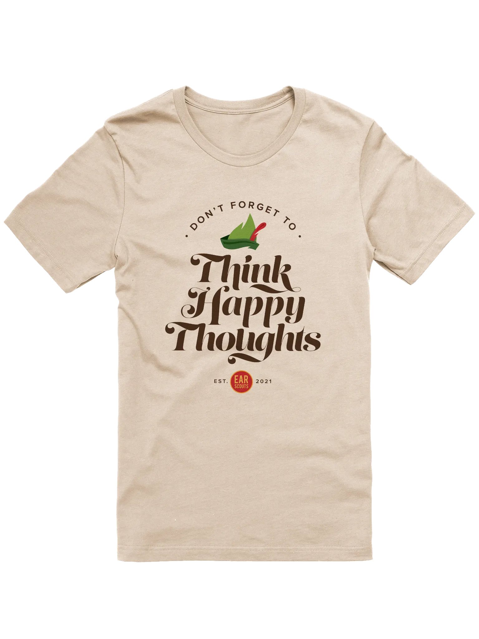 Think Happy Thoughts Tee (Natural) product image (1)