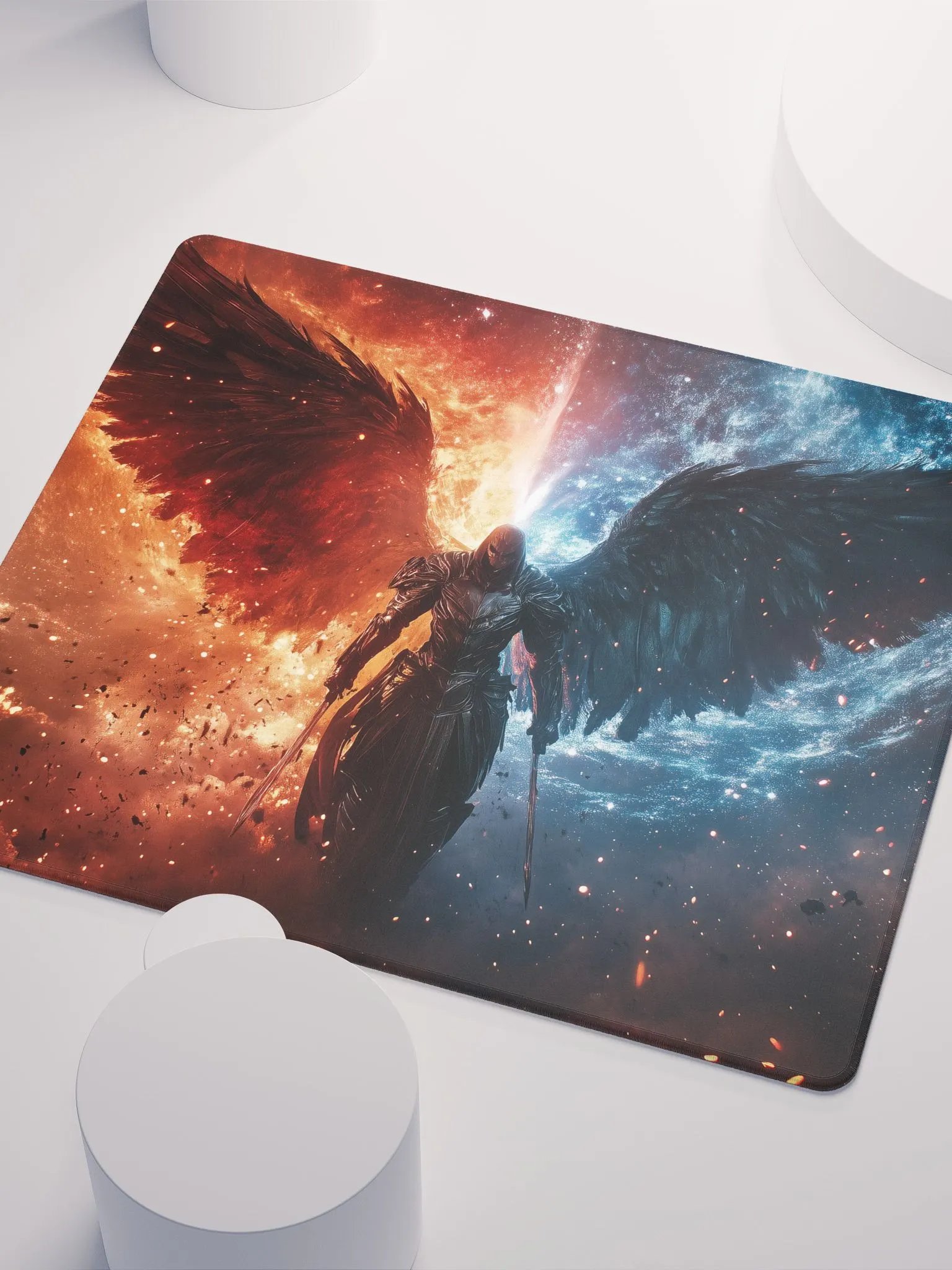 Fire and Frost Gaming Mousepad product image (3)