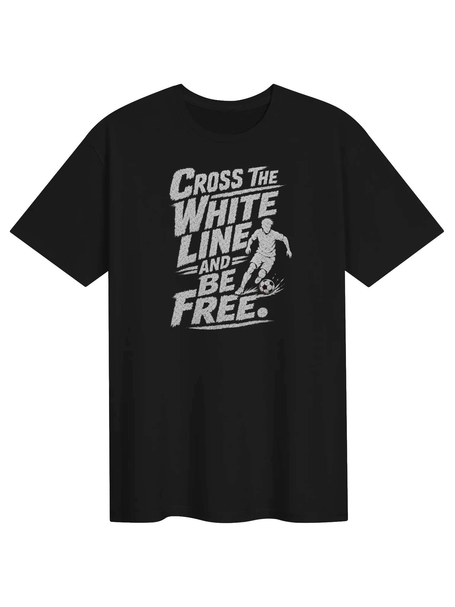 Cross the White Line Soccer Tee product image (1)