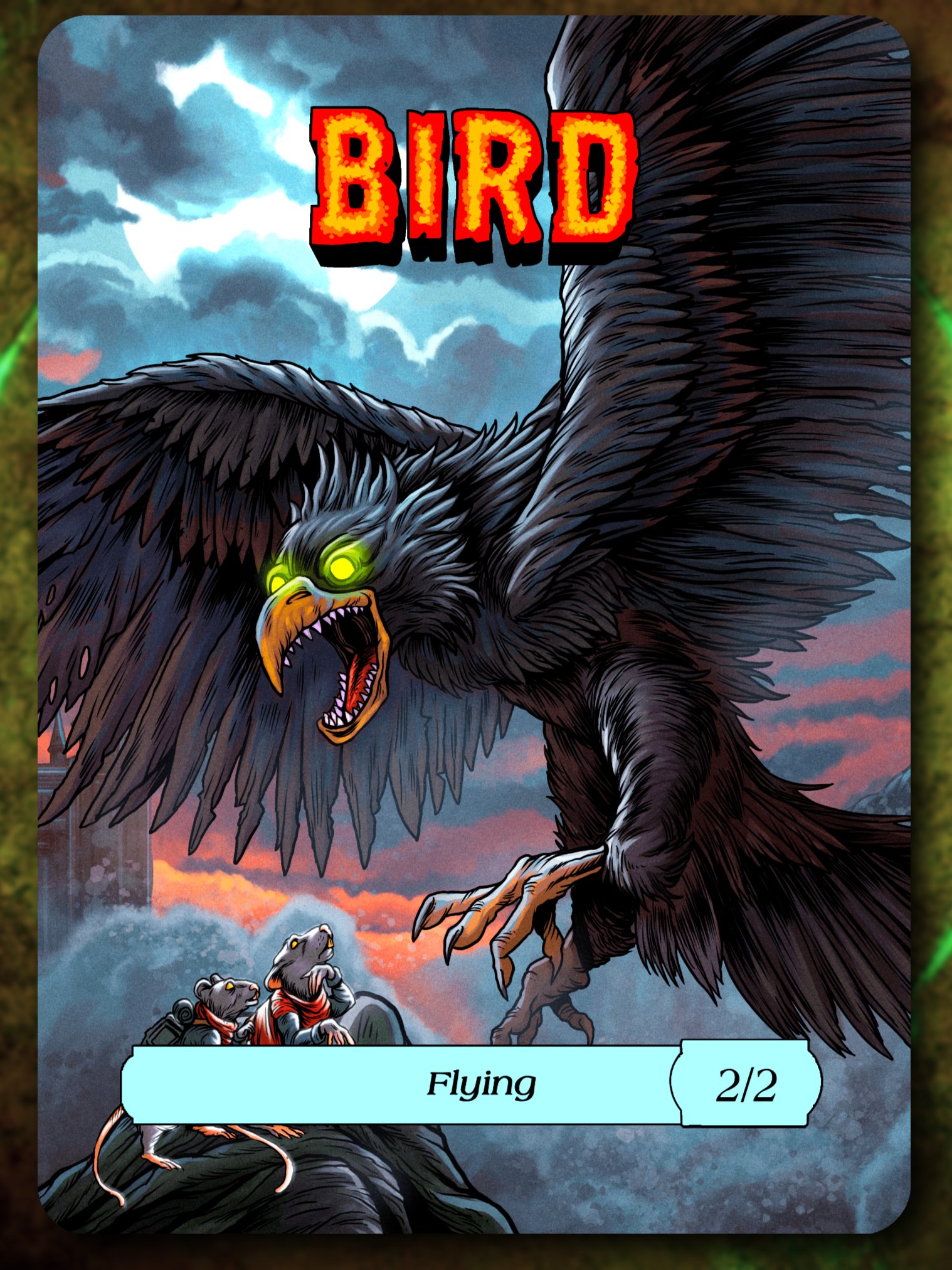 Bird 2/2 Flying Full Art Token product image (1)