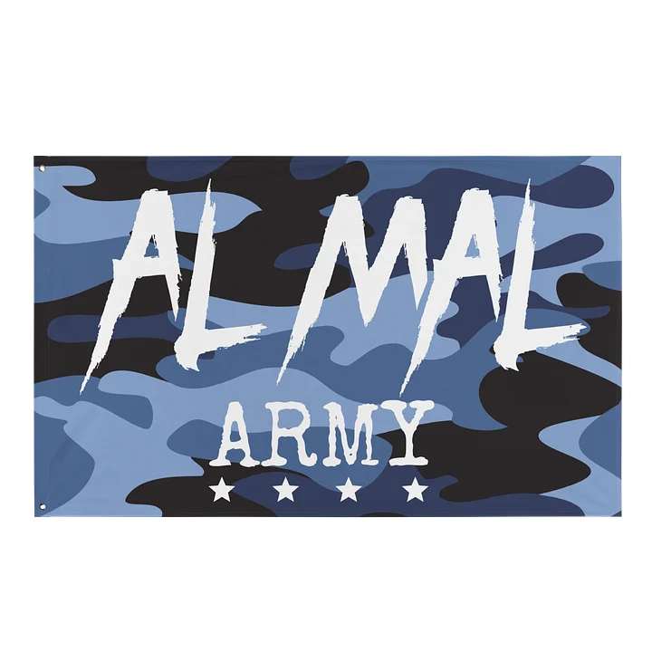 AL MAL ARMY Blue Camo Flag product image (1)