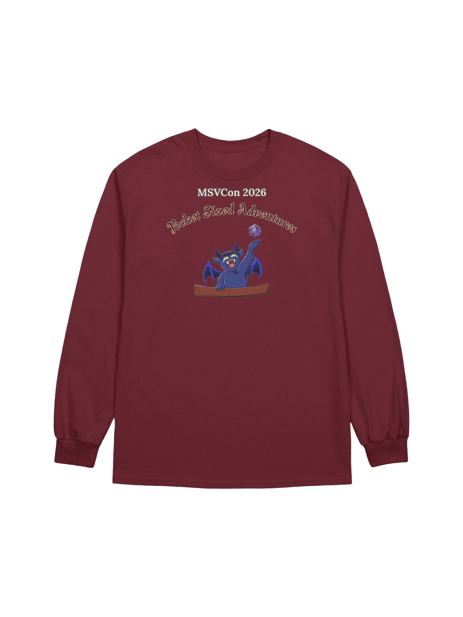 MSVCon 2026: Pocket Sized Adventures Long Sleeve Tee product image (1)