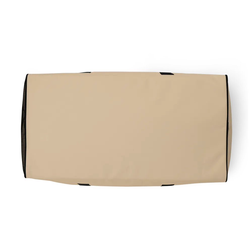 Large Dance Bag | Tan with White Logo and Quote product image (6)
