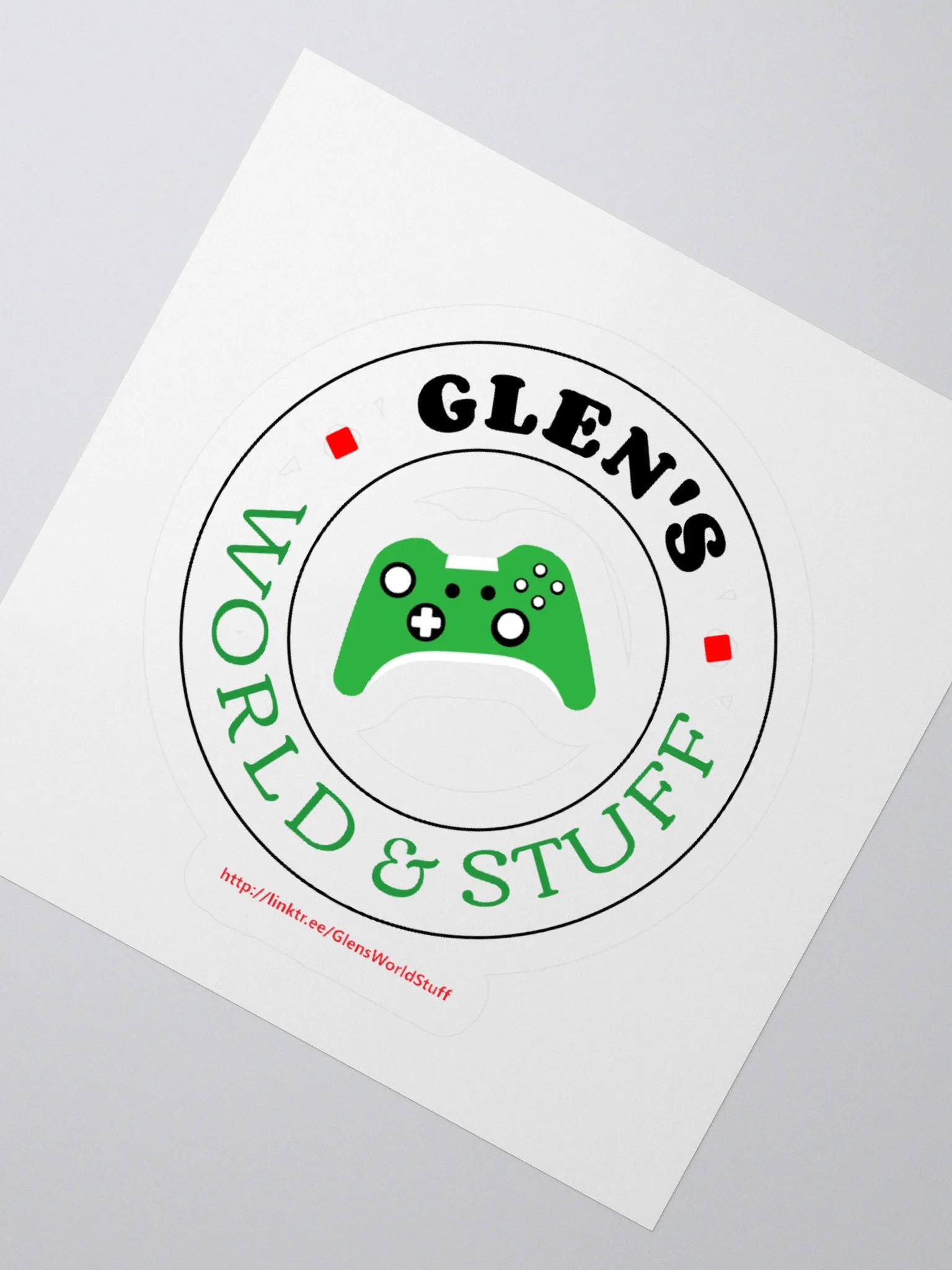 Glen's World & Stuff Sticker product image (5)