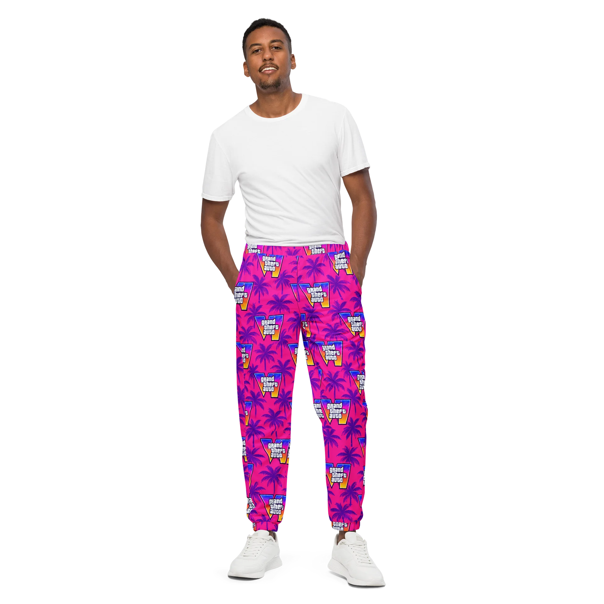 GTA VI Logo All-Over Print Track Pants - Fan Design product image (1)