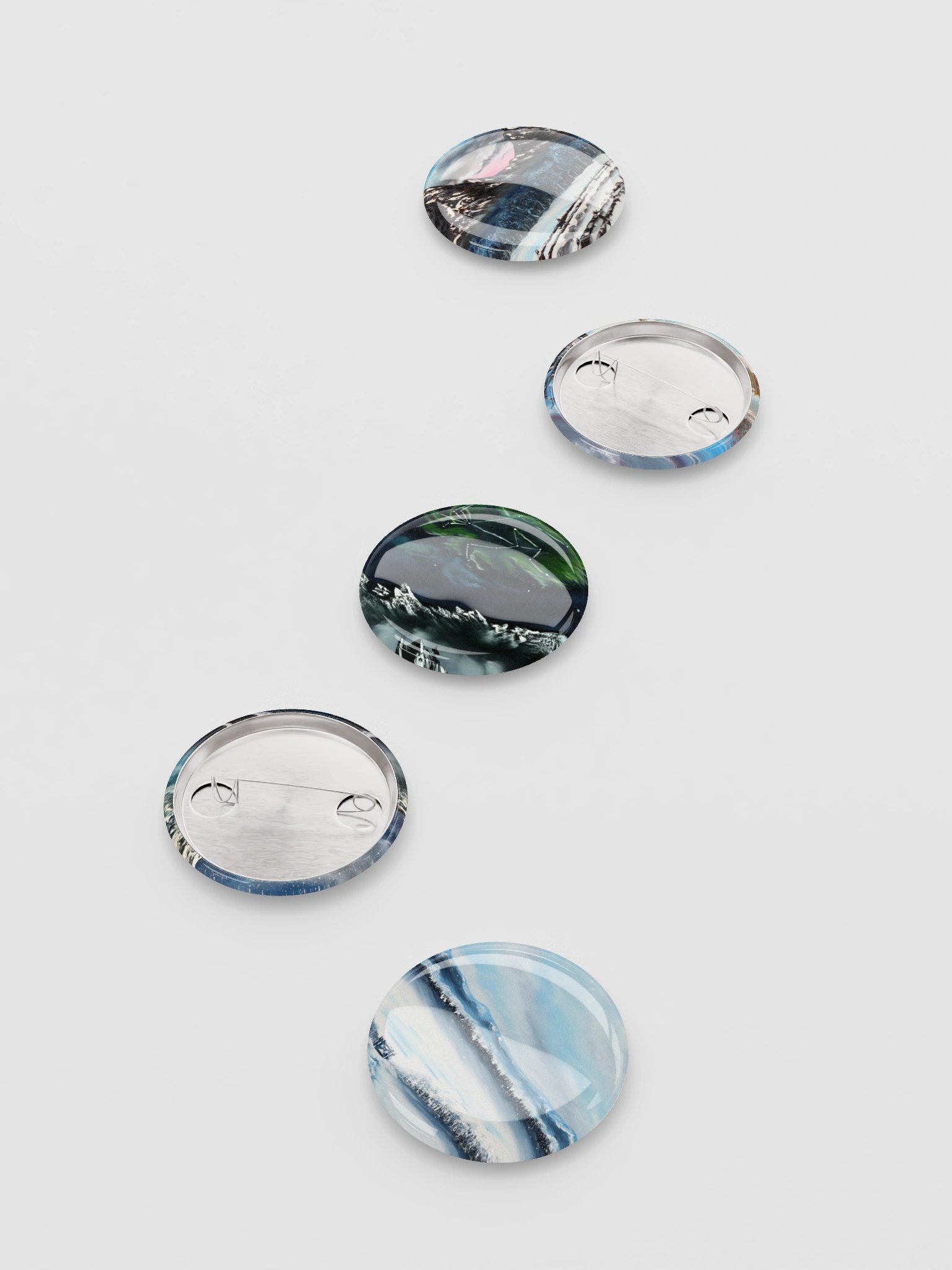 Art Button Pins - Snow Vibes product image (4)