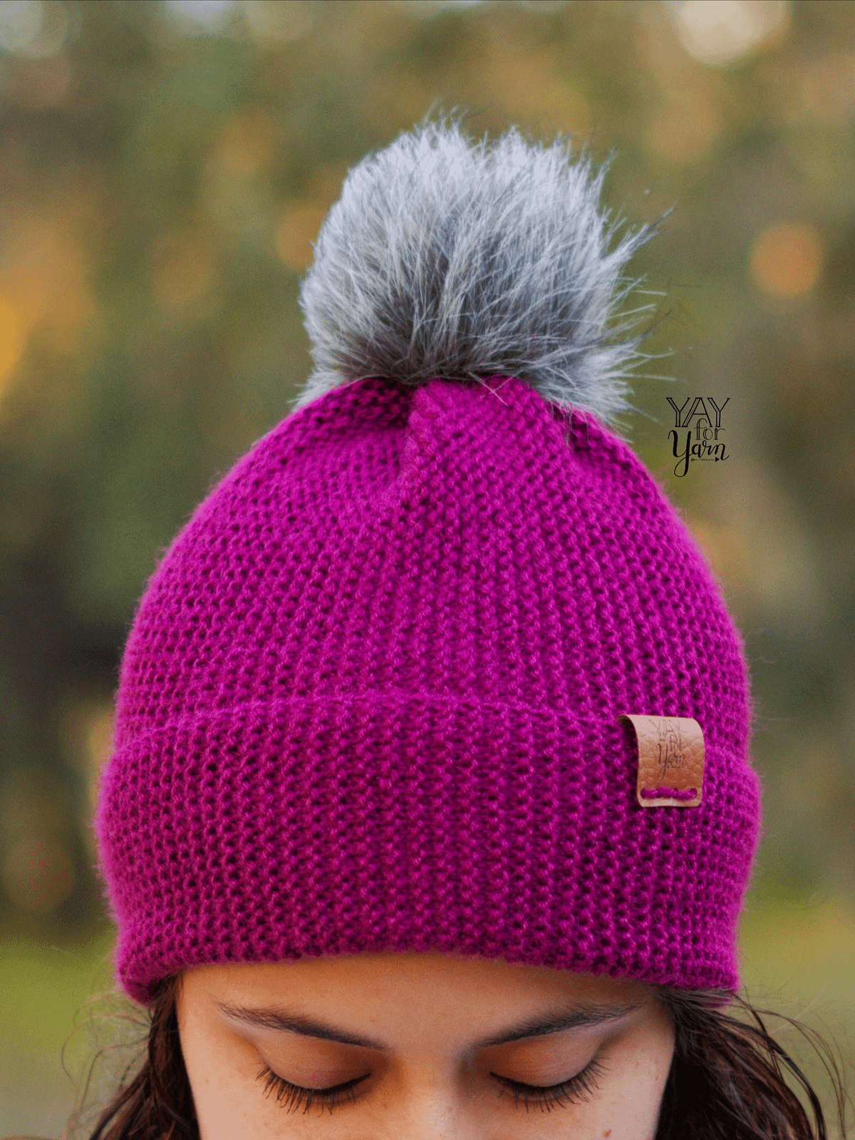 Easiest Knitted Hat EVER - PDF Knitting Pattern & Video Tutorial for ...