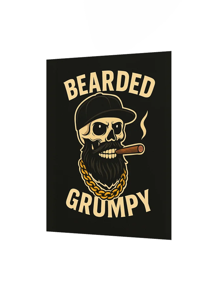 Bearded Grumpy Poster product image (8)