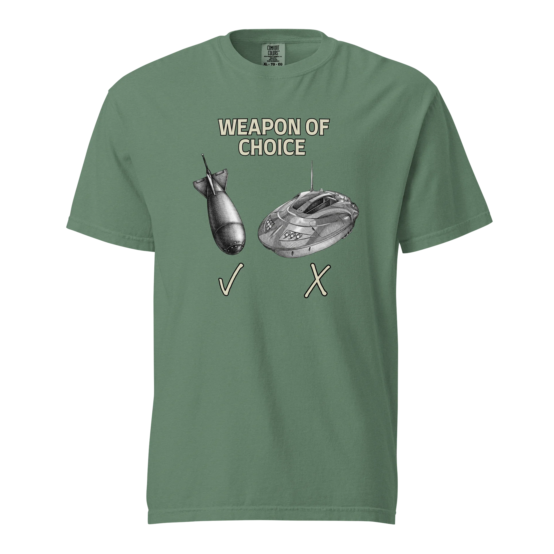 Spod vs Bait Boat “Weapon of Choice” T-Shirt product image (41)