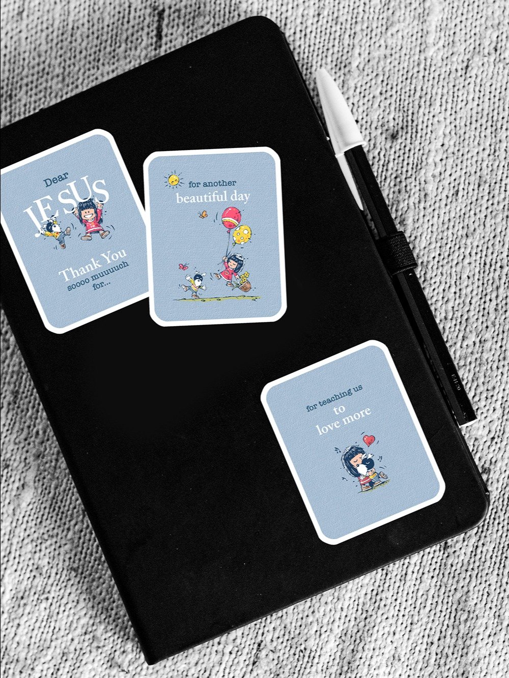 "Thank You Jesus" Grace Sticker Sheet (Set of 5) - Vol. 1 product image (1)