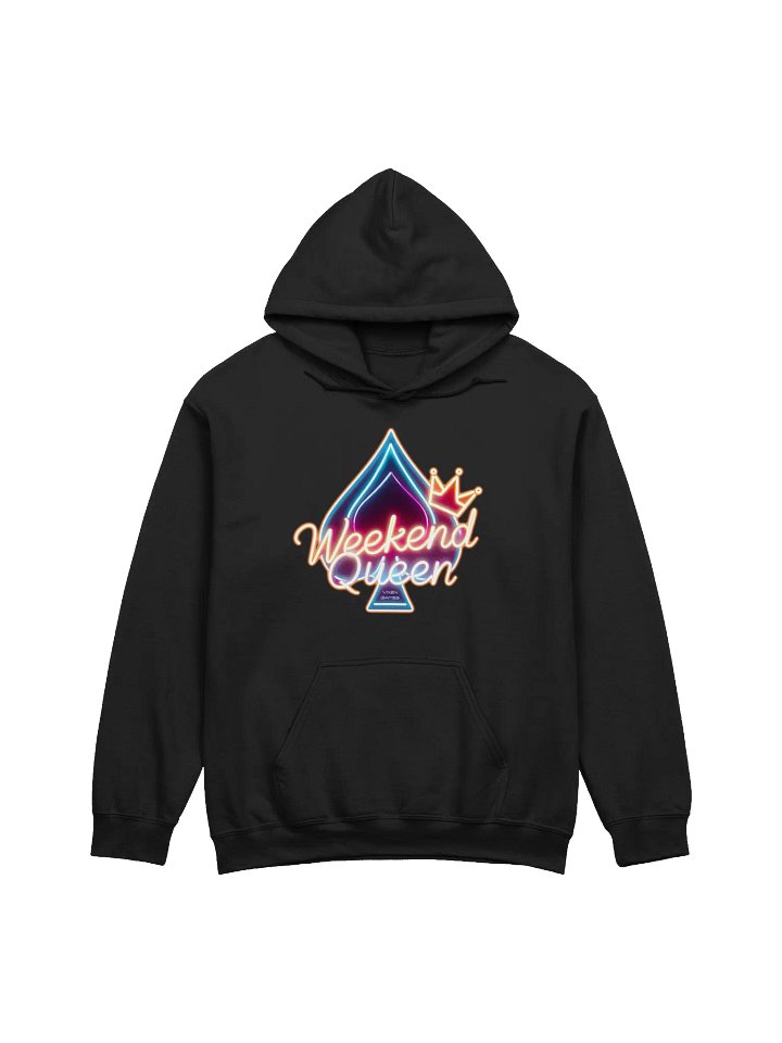 Glow Neon Weekend Queen Of Spades Hoodie product image (3)