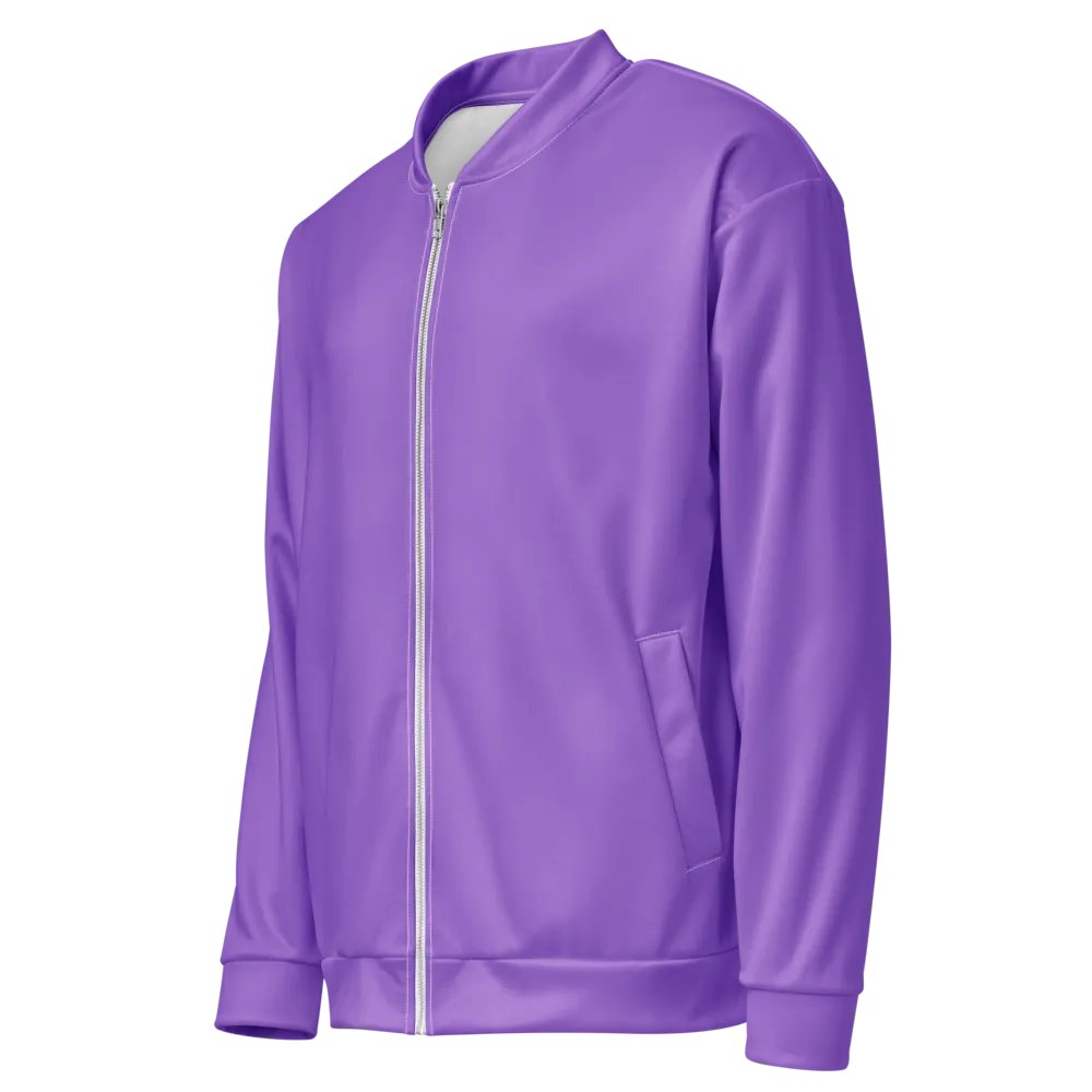 Plain Color Amethyst Bomber Jacket product image (3)