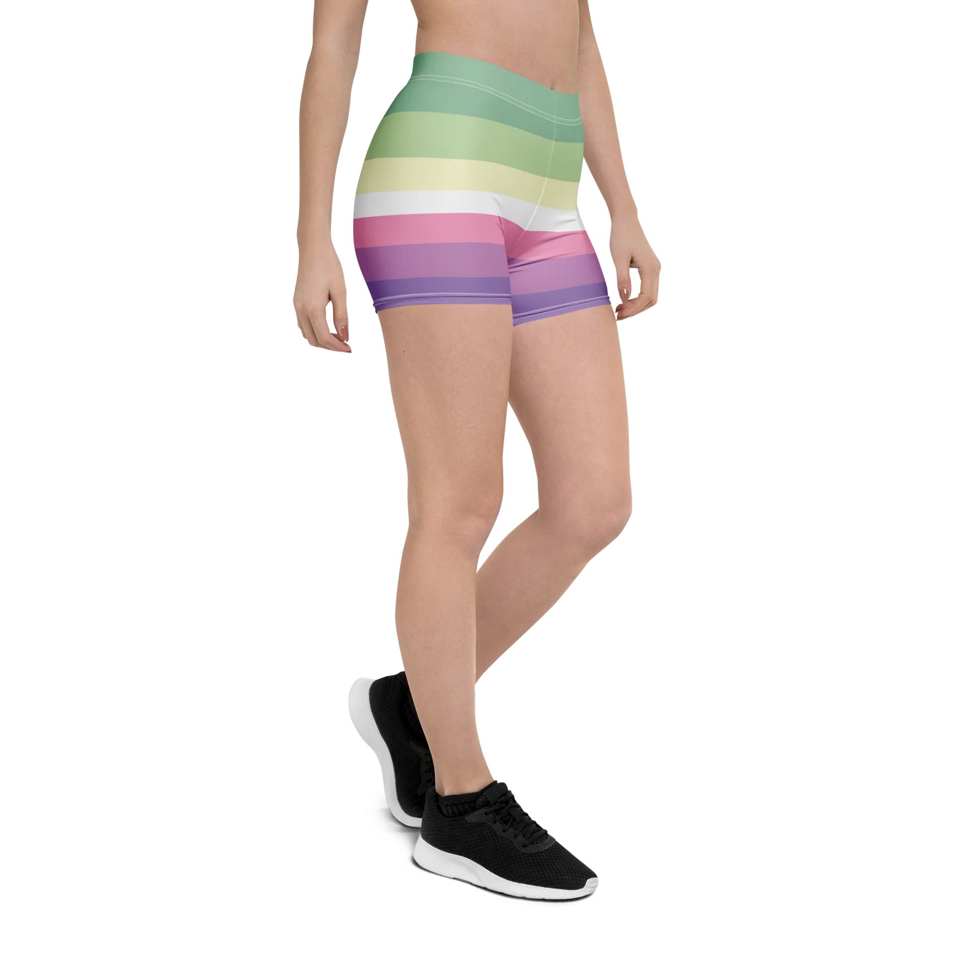 Genderfae Pride Flag Bike Shorts product image (6)