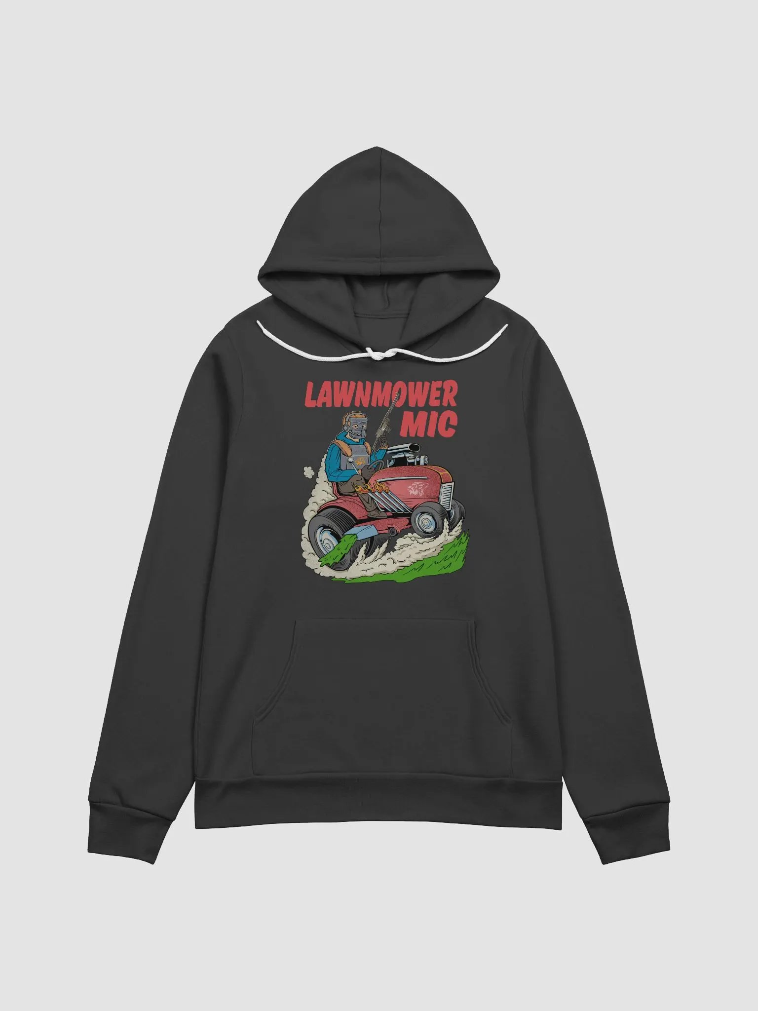 Lawnmower Mic | Screen-print Supersoft Hoodie product image (1)