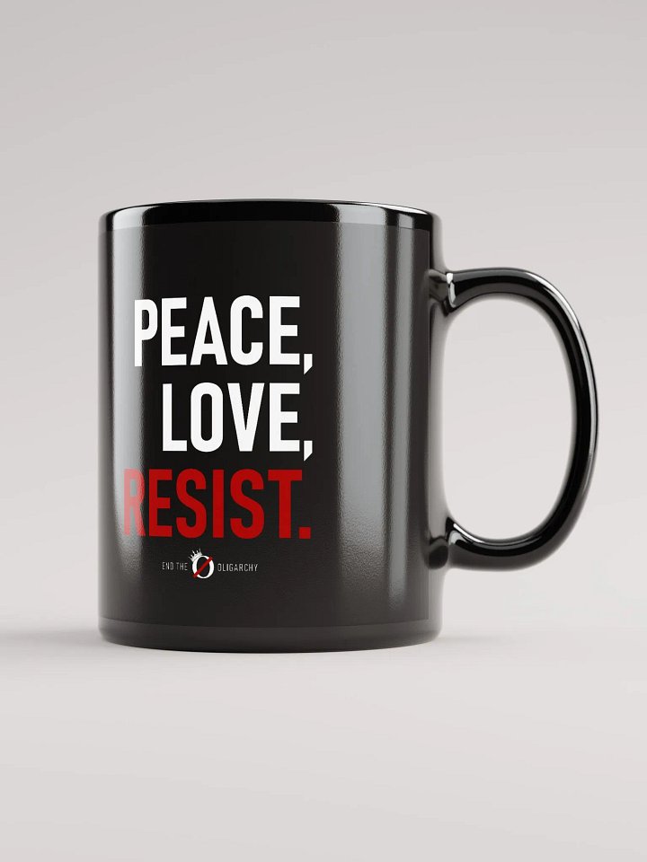 Peace, Love, Resist Mug product image (1)