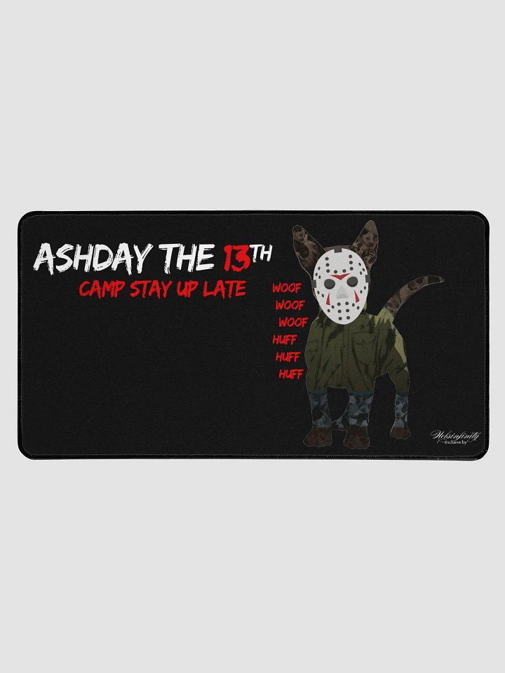Ashday the 13th Desk Mat (Black) product image (1)