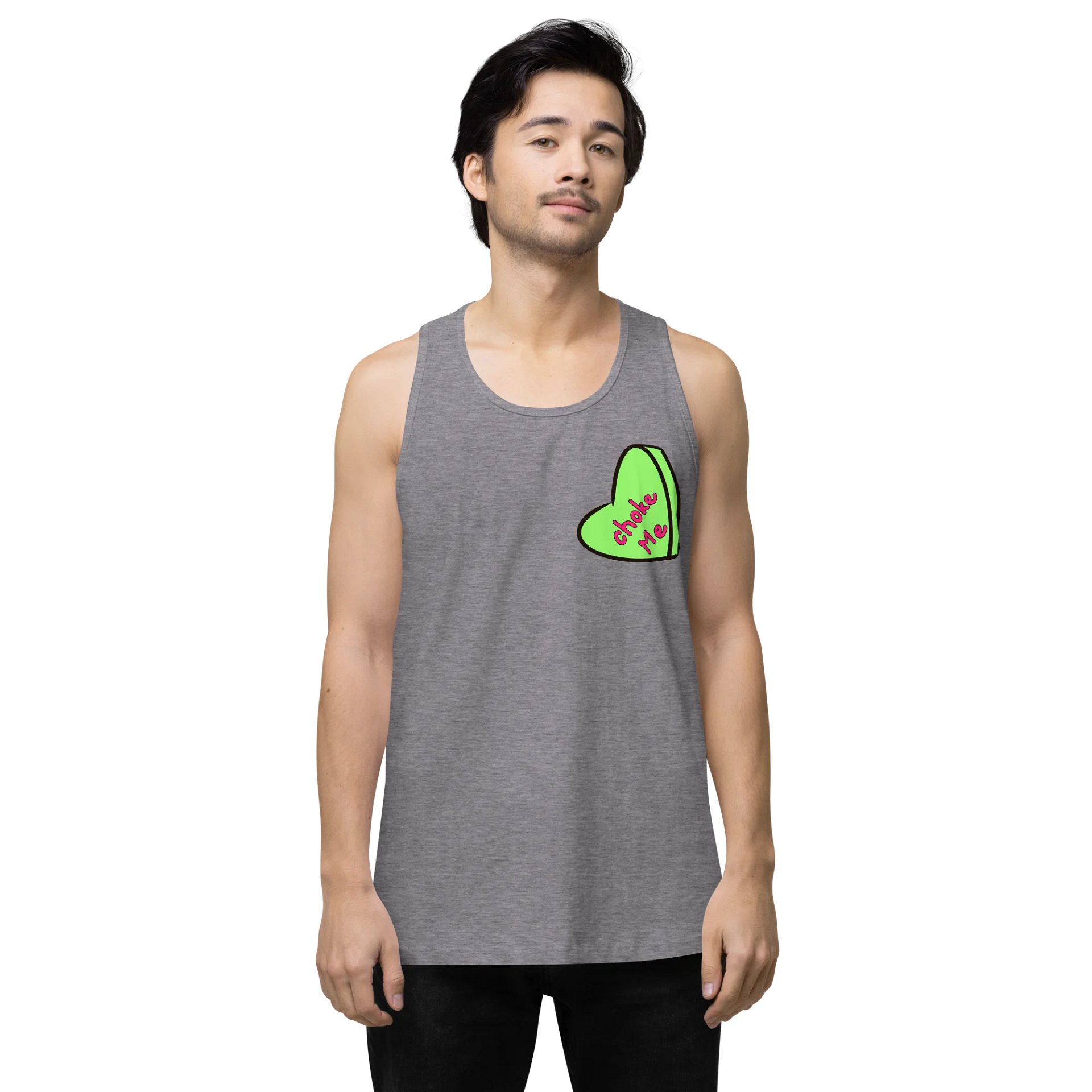 Green Candy Heart Tank Top product image (1)