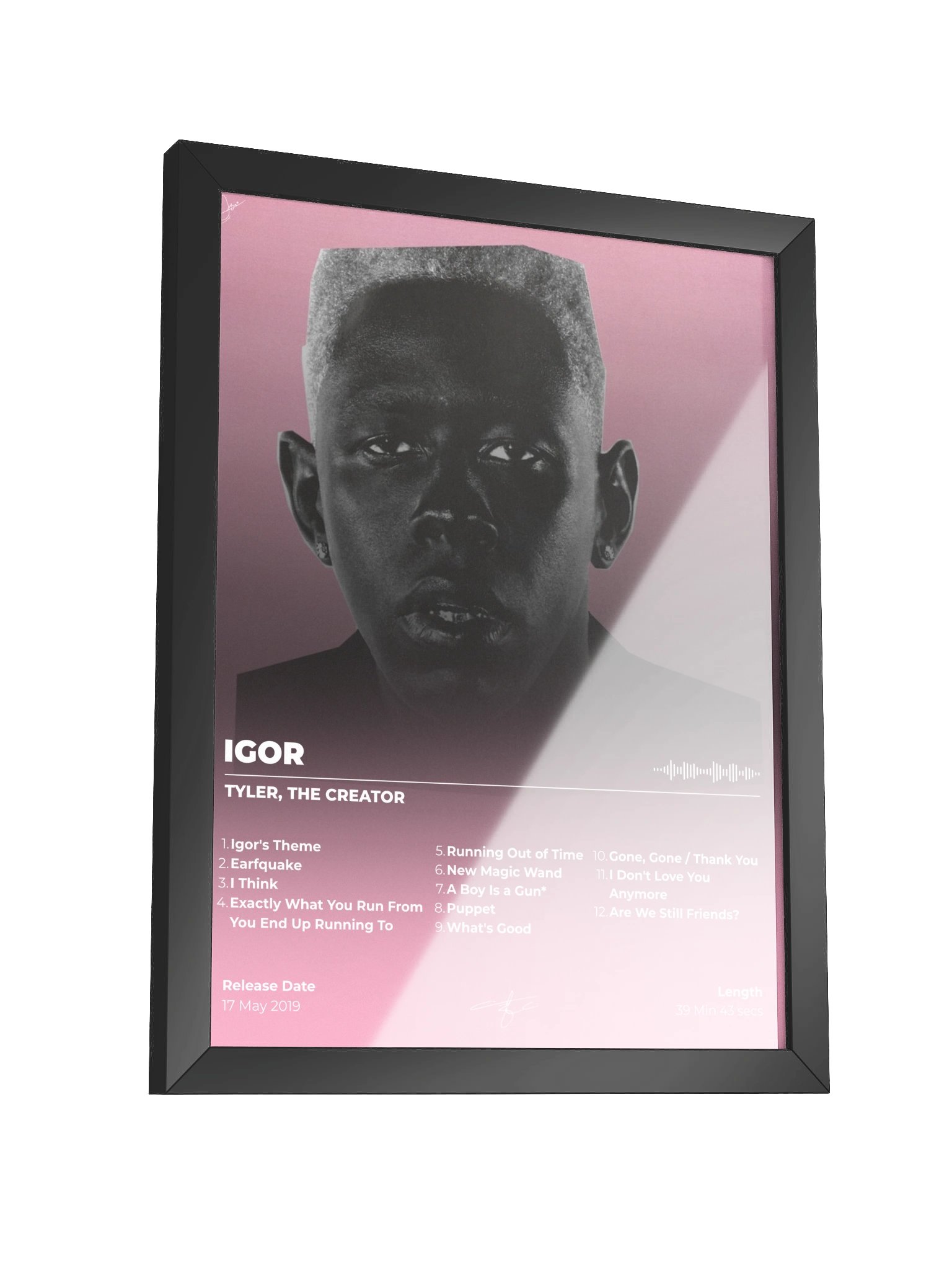 IGOR Pink Gradient Framed Poster product image (6)