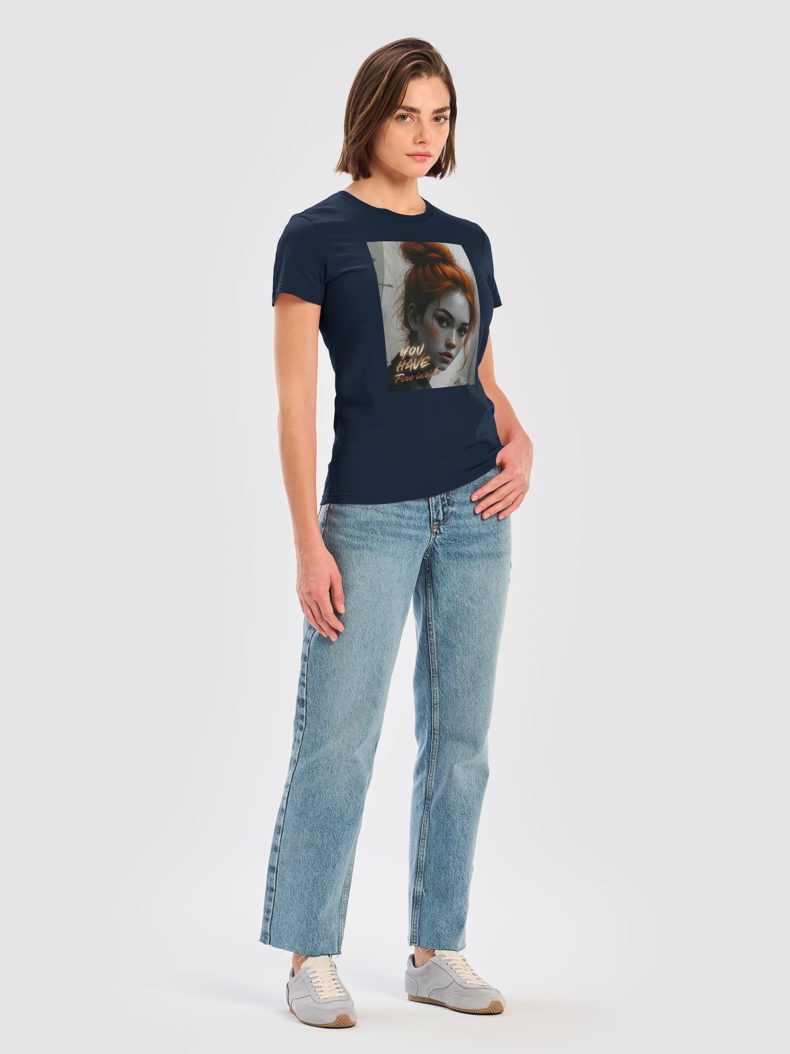 Mind Matter- You Have Fire Inside - Gildan Women's Basic Tee- Softstyle product image (6)