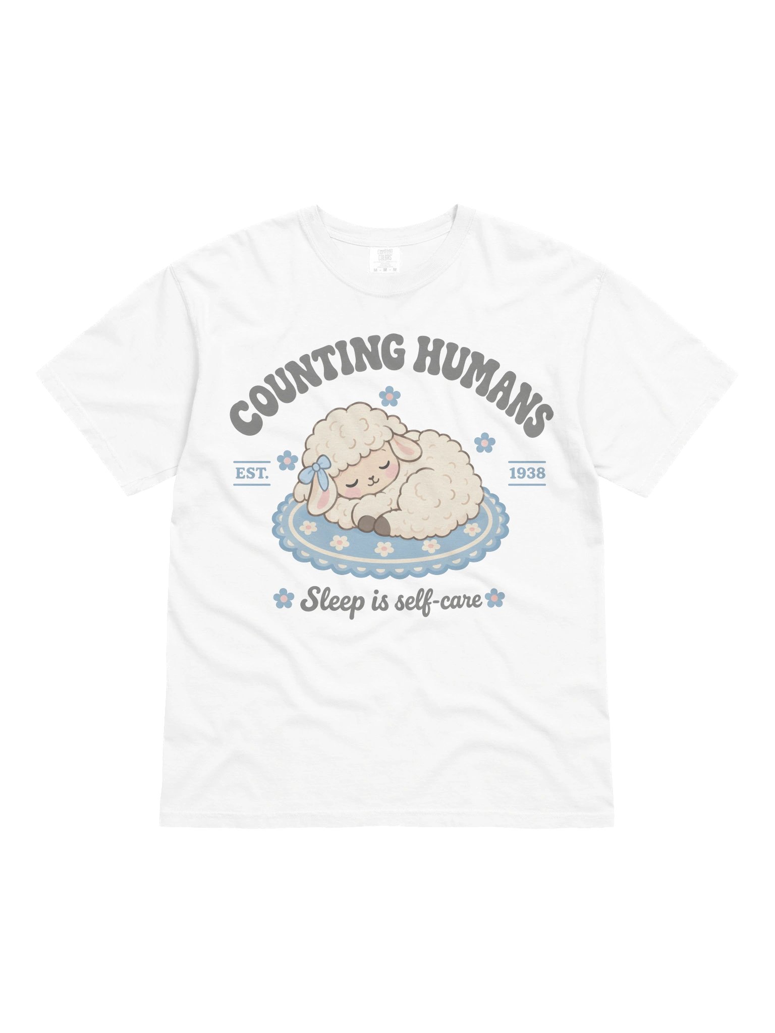 Counting Humans Sleep is Self-Care Tee product image (1)
