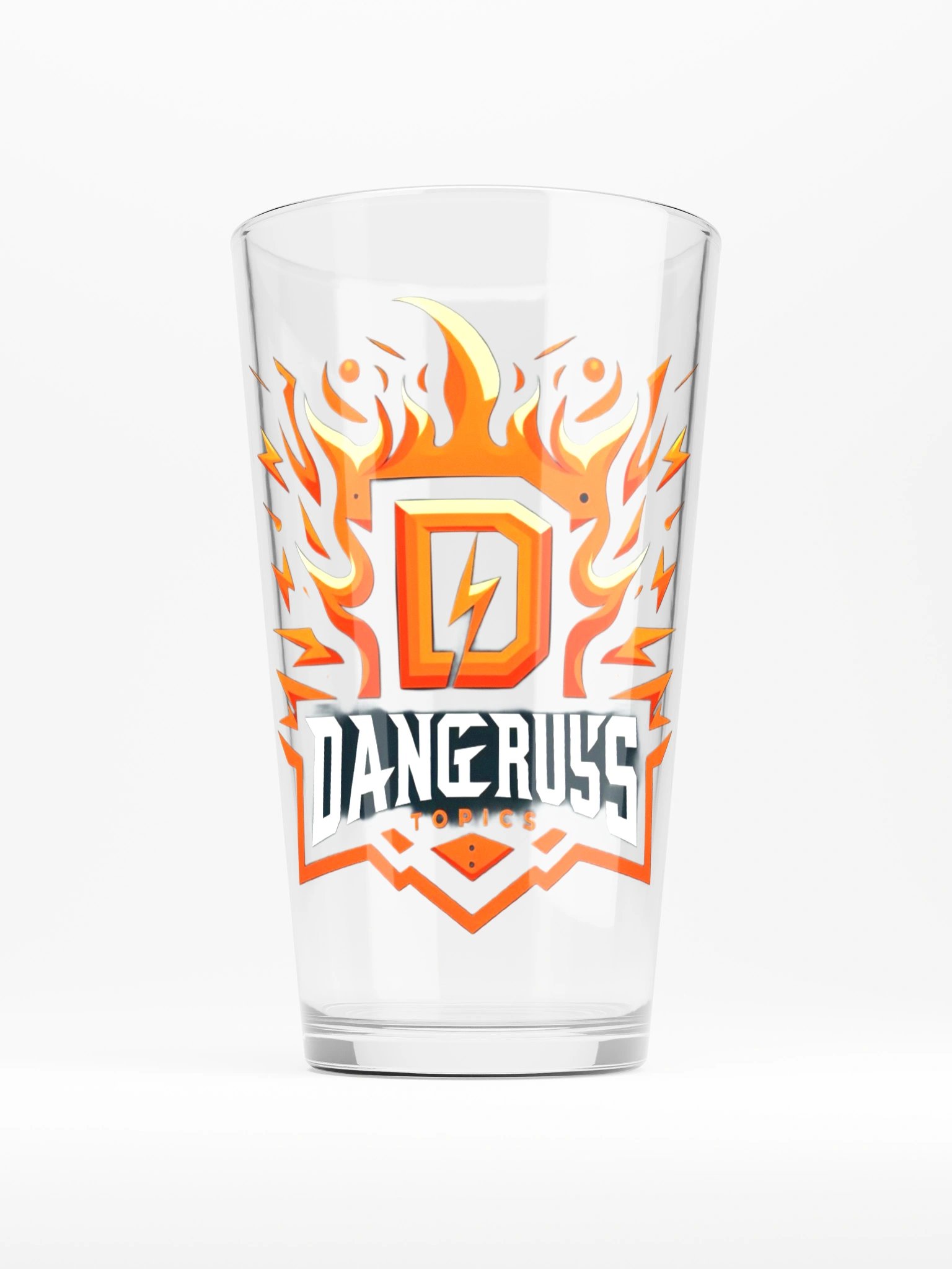 DangeRuss Topics Shaker Pint Glass product image (1)