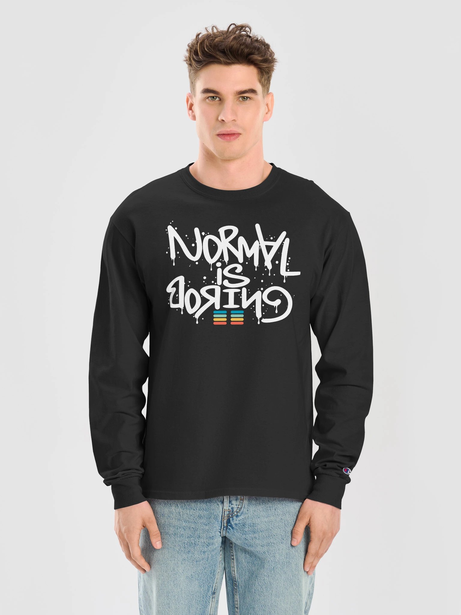 SEEN | Normal Is Boring Long-Sleeve Tee product image (5)