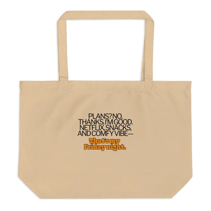 Friday Night Haiku Organic Tote product image (1)