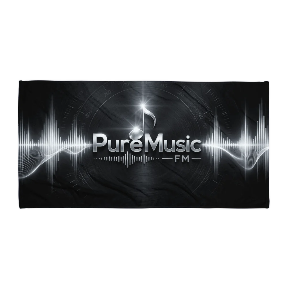 PureMusic FM Vibrant Beach Towel product image (1)