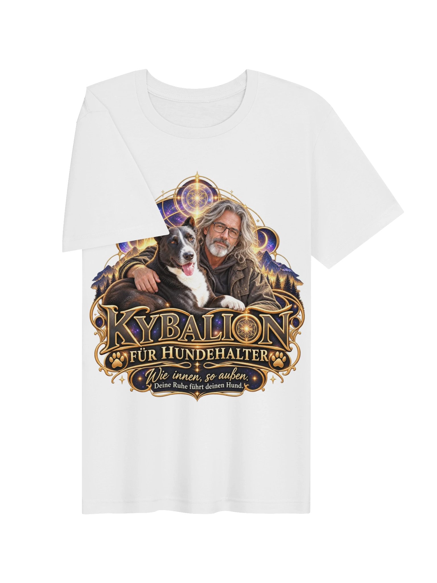 Kybalion für Hundehalter – Wie innen, so außen | Unisex-T-Shirt product image (7)