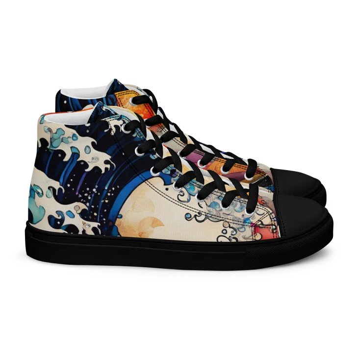 Japanese Wave Art High Tops product image (2)