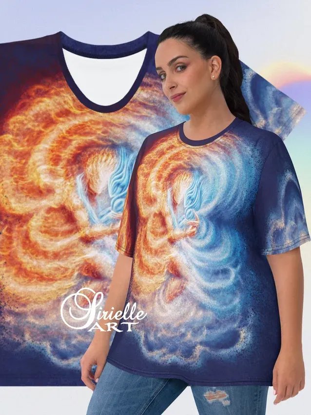 Fire and Ice All-Over Print Women's Tee product image (1)