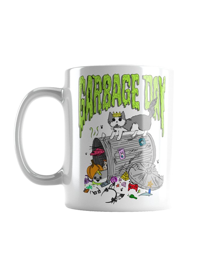 garbage day mug (white) product image (1)
