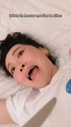 Idiots in Horror Movies Be Like #skit #horror #comedy #token #asian #idiot