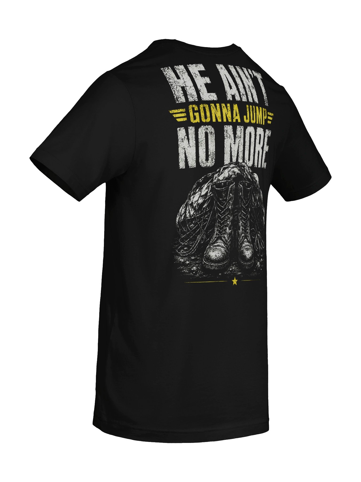 Blood Upon the Risers — "He Ain't Gonna Jump No More" Airborne Tee product image (2)