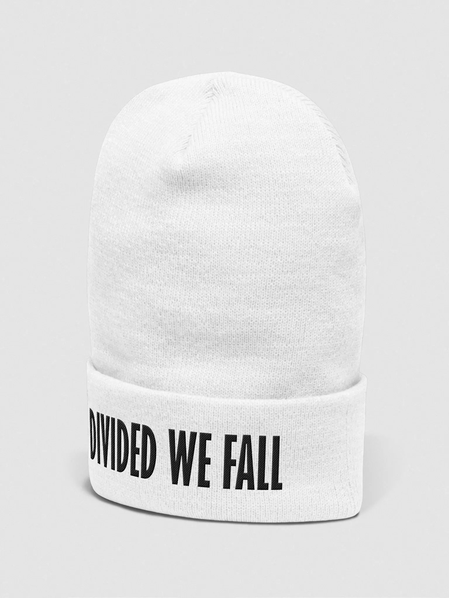 Divided We Fall - Black - Yupoong Cuffed Beanie product image (2)