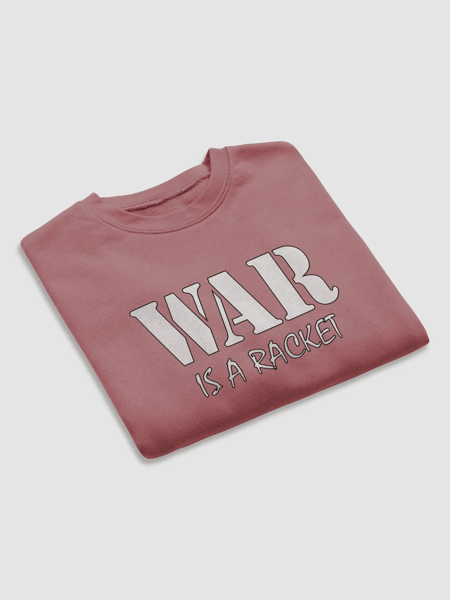 War Is A Racket - Bella+Canvas Women's Fleece Crop Sweatshirt product image (4)