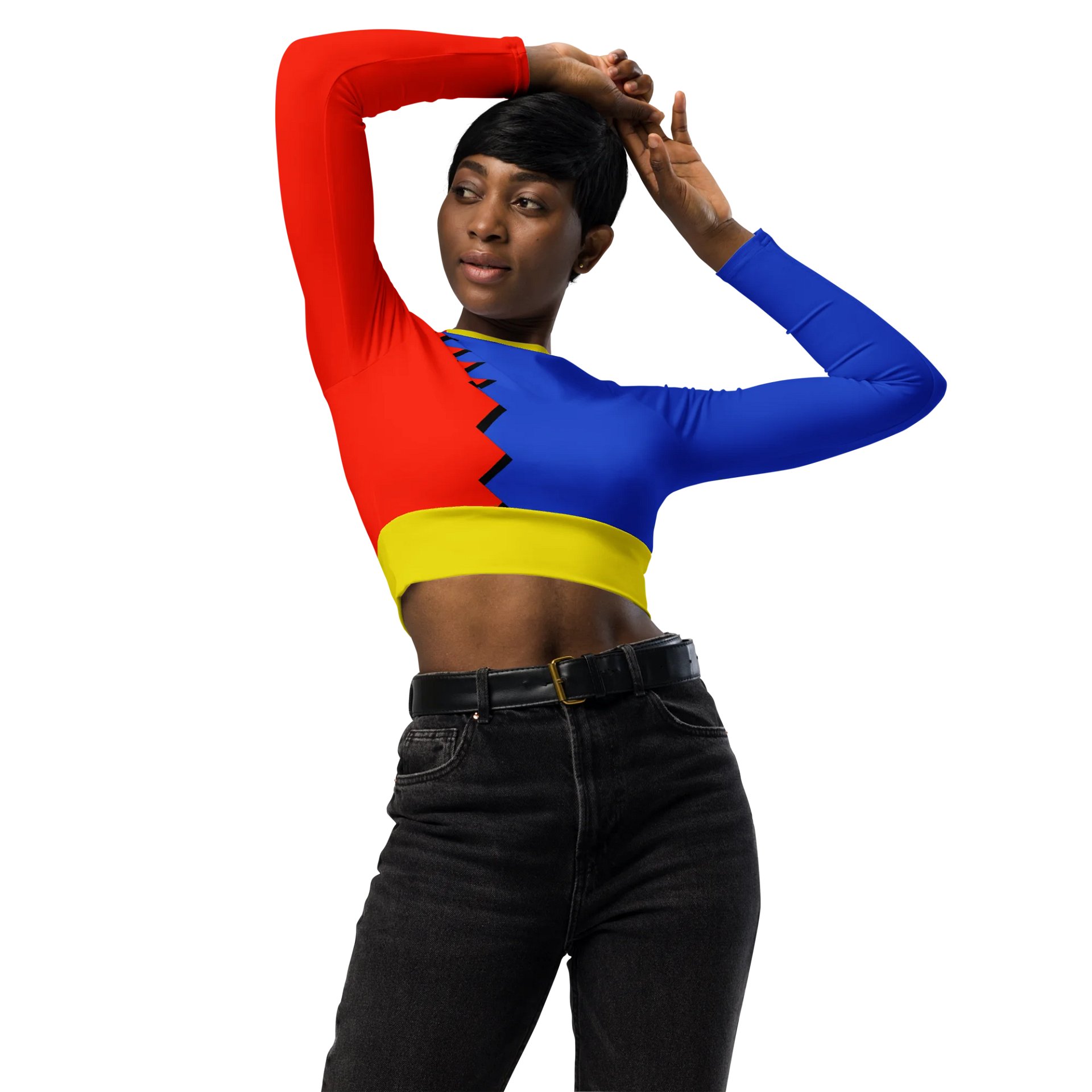 The Hedgehog Zone Long-Sleeved Crop Top product image (3)